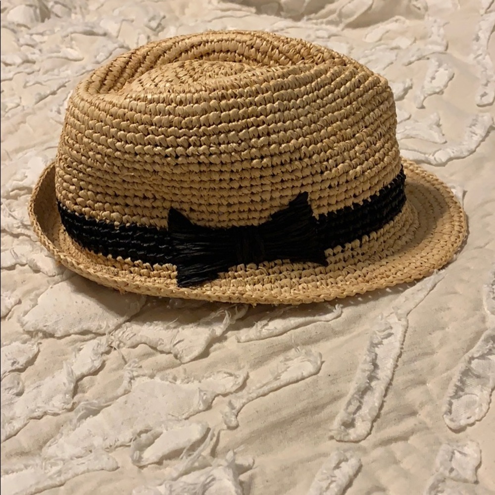 Kate Spade New York Packable Straw Fedora